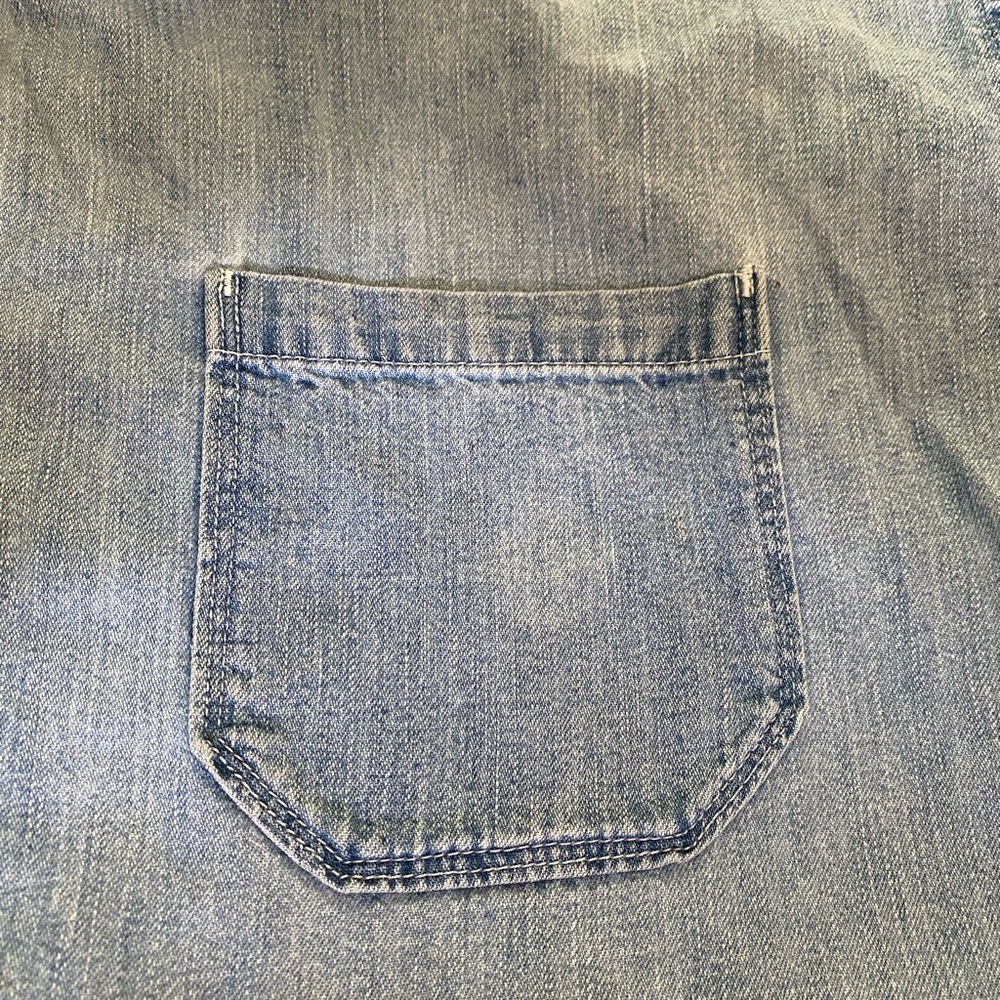 Gap Denim Button Up Blouse - image 7